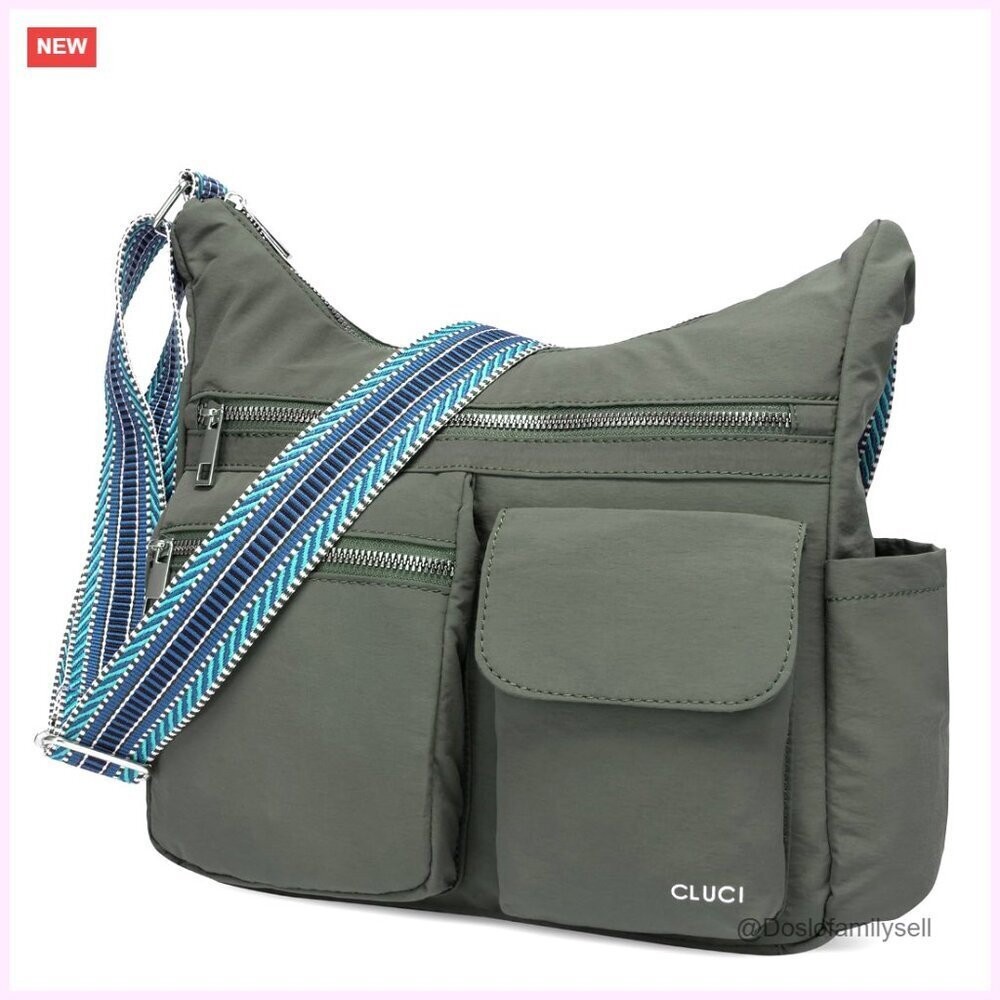 Waterproof Nylon Crossbody Bag Anti-Theft Travel Shoulder Purse Women